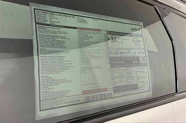 new 2026 Kia Sorento Hybrid car, priced at $46,165