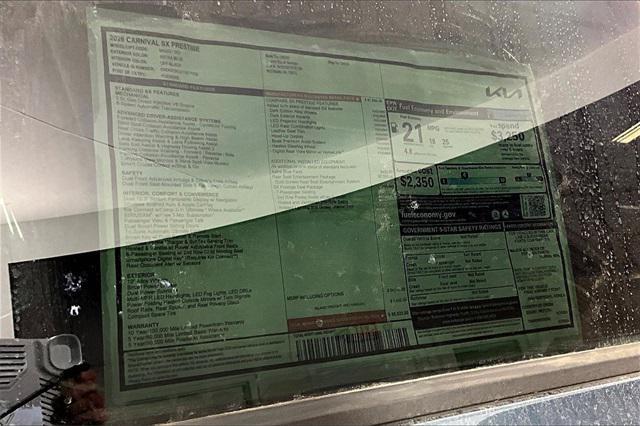 new 2026 Kia Carnival car, priced at $53,465