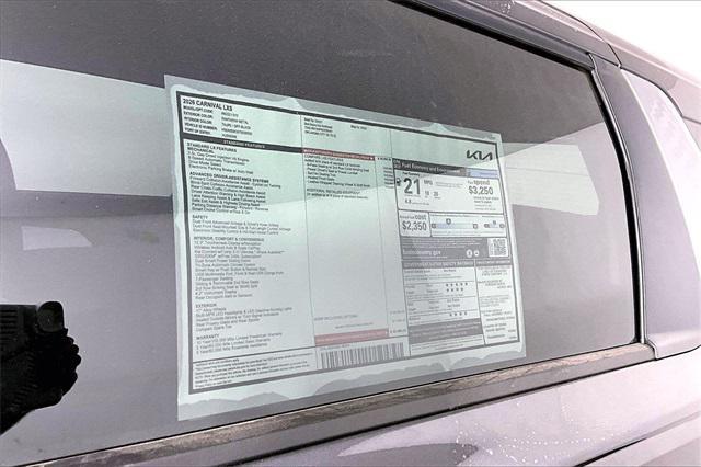 new 2026 Kia Carnival car, priced at $38,175