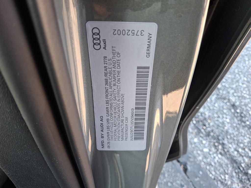 new 2025 Audi A5 car, priced at $55,825