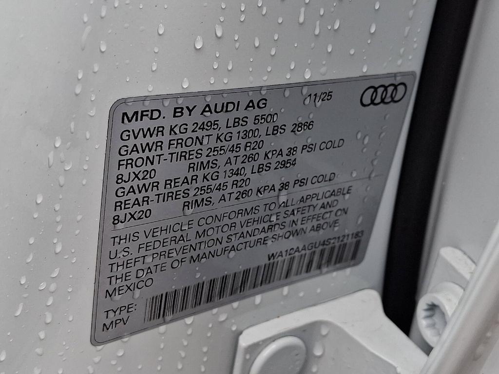 new 2025 Audi Q5 car, priced at $59,655