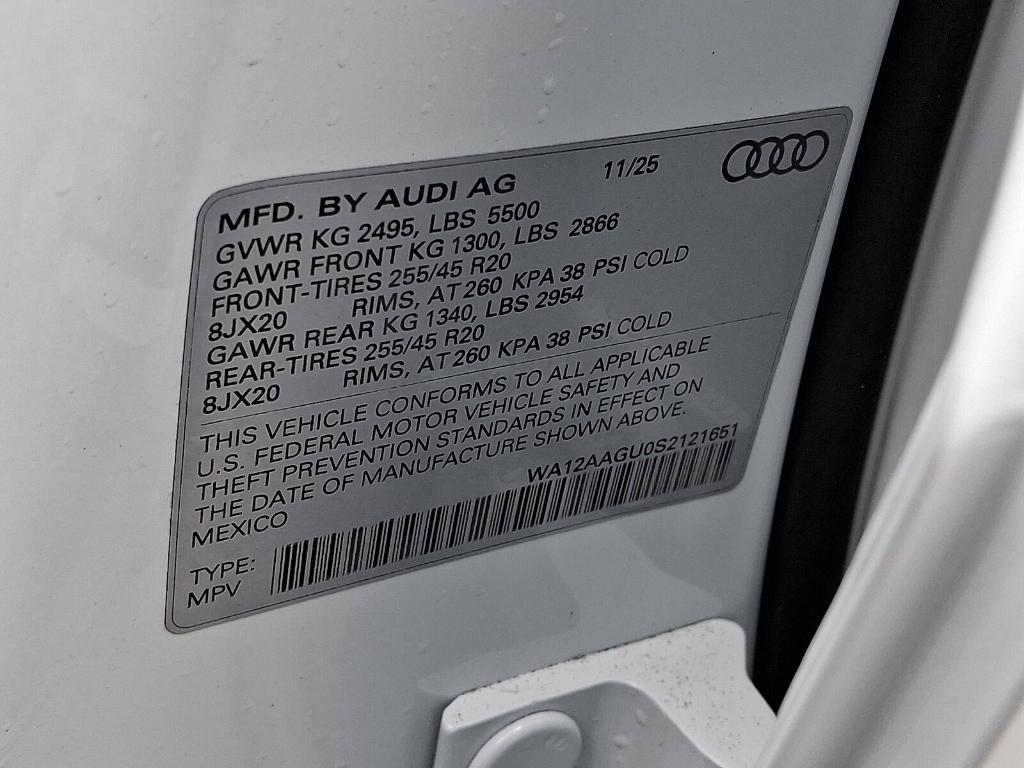 new 2025 Audi Q5 car, priced at $59,655