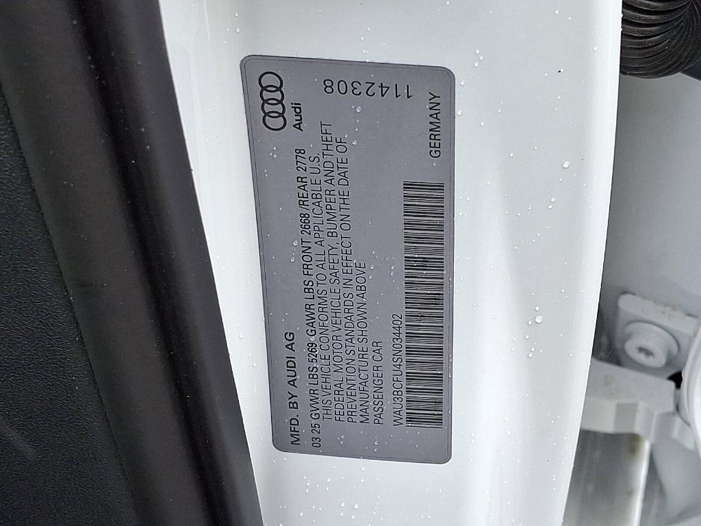 new 2025 Audi A5 car, priced at $59,475