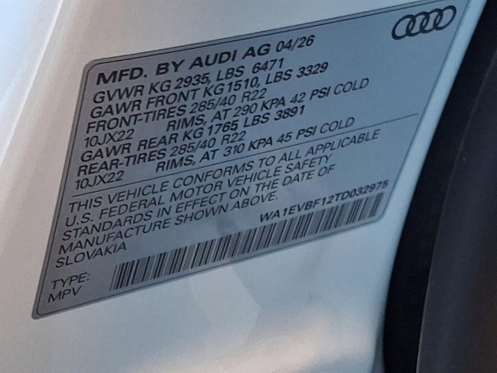 new 2026 Audi Q8 car, priced at $86,300