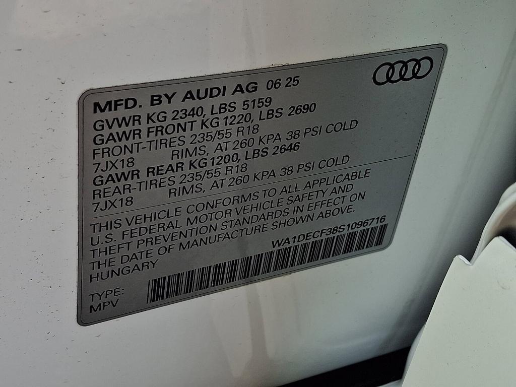 new 2025 Audi Q3 car, priced at $43,340