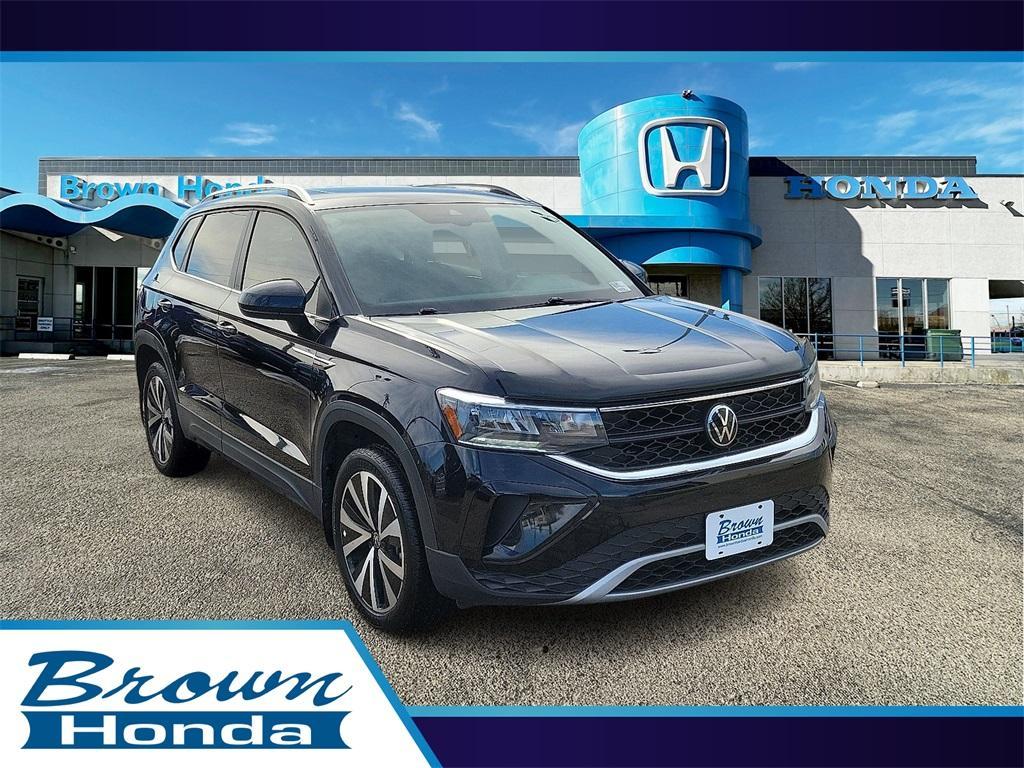 used 2023 Volkswagen Taos car, priced at $20,979