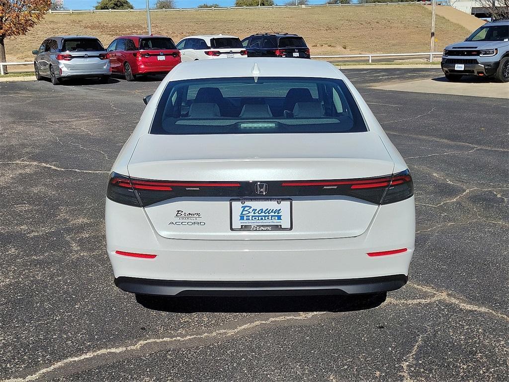 new 2025 Honda Accord car, priced at $29,945