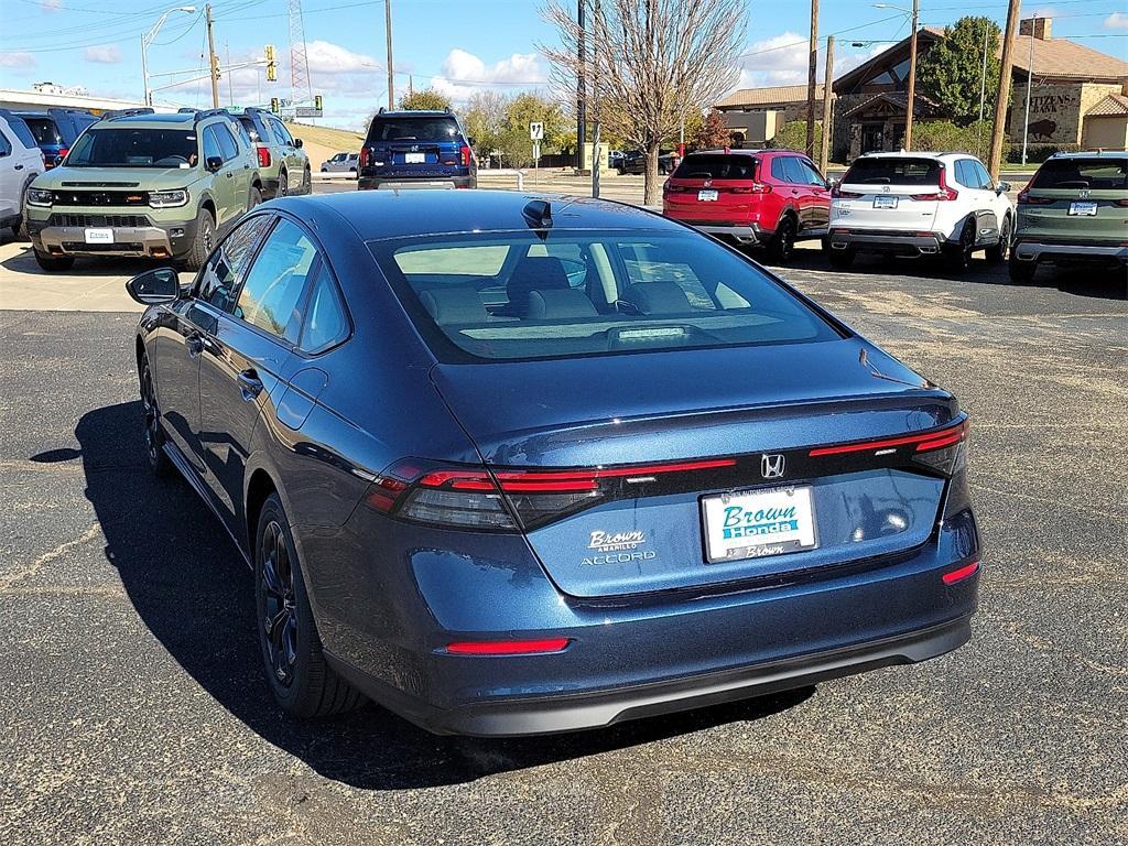 new 2025 Honda Accord car, priced at $31,755