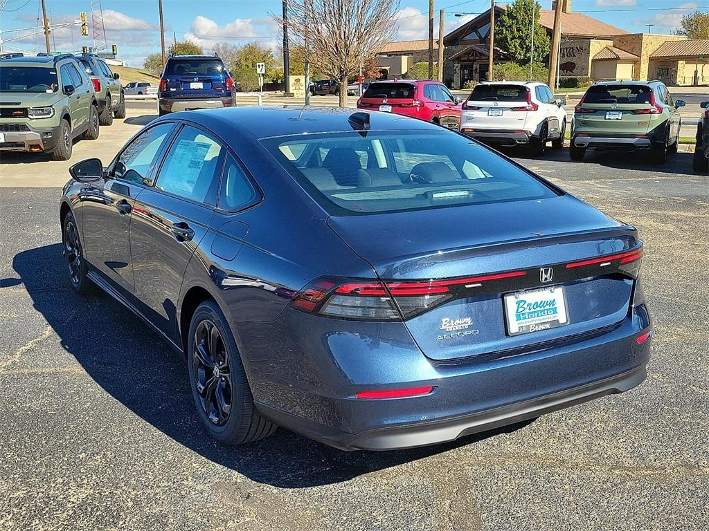 new 2025 Honda Accord car, priced at $31,755