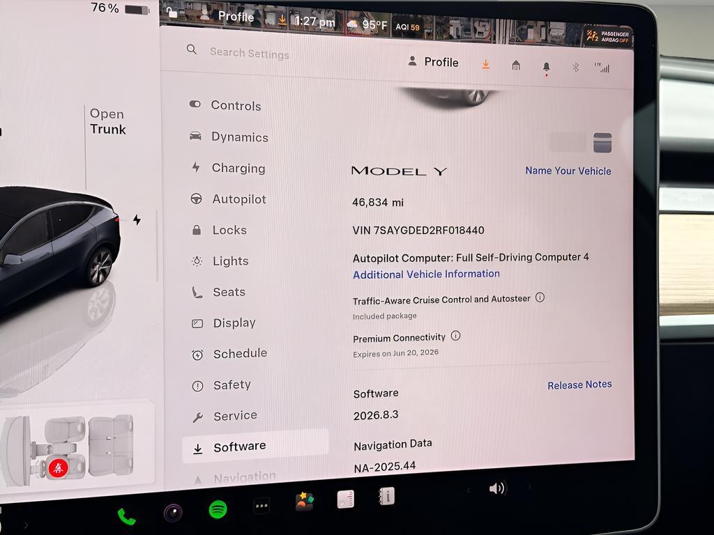 used 2024 Tesla Model Y car, priced at $33,995