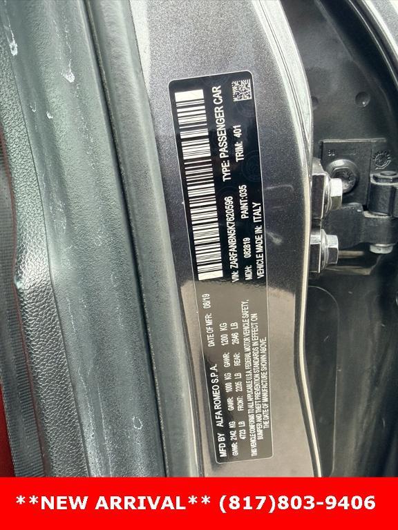 used 2019 Alfa Romeo Giulia car, priced at $13,888