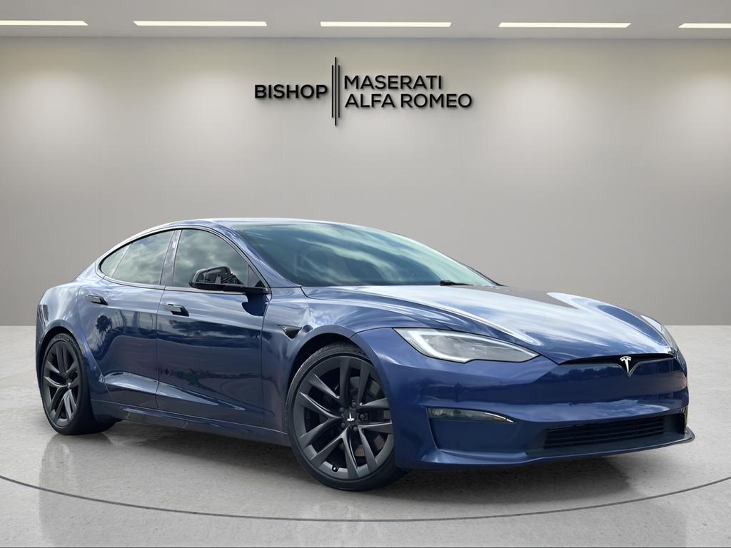 used 2022 Tesla Model S car, priced at $42,830