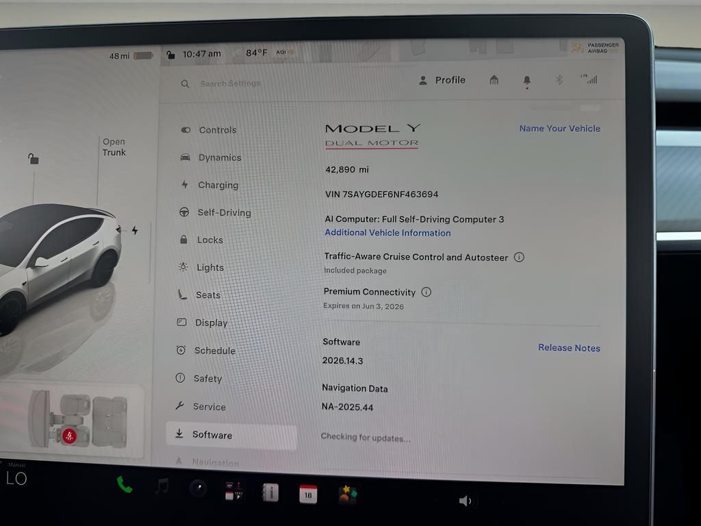 used 2022 Tesla Model Y car, priced at $33,461