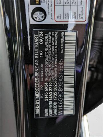 new 2025 Mercedes-Benz AMG S 63 E car, priced at $199,965