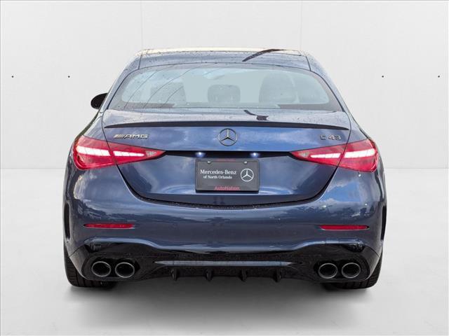new 2025 Mercedes-Benz AMG C 43 car, priced at $74,630