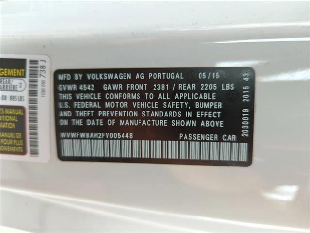 used 2015 Volkswagen Eos car, priced at $14,388