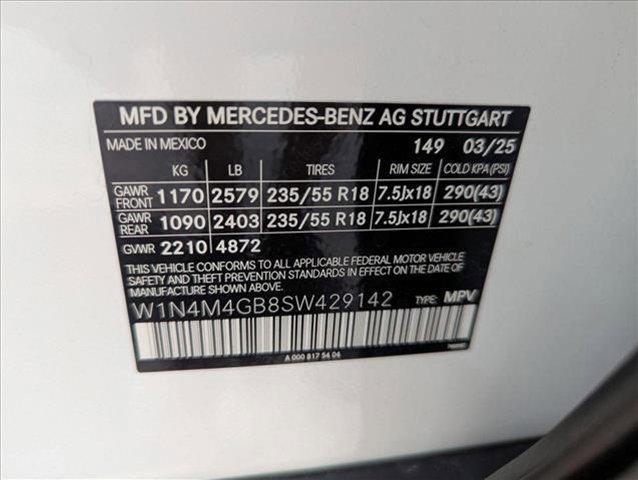 new 2025 Mercedes-Benz GLB 250 car, priced at $47,145