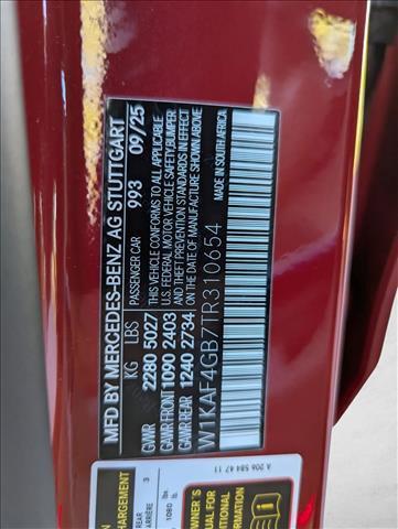 new 2026 Mercedes-Benz C-Class car, priced at $56,335