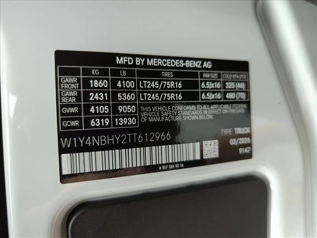 new 2026 Mercedes-Benz Sprinter 2500 car, priced at $67,991