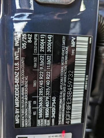 new 2025 Mercedes-Benz GLS 580 car, priced at $116,905