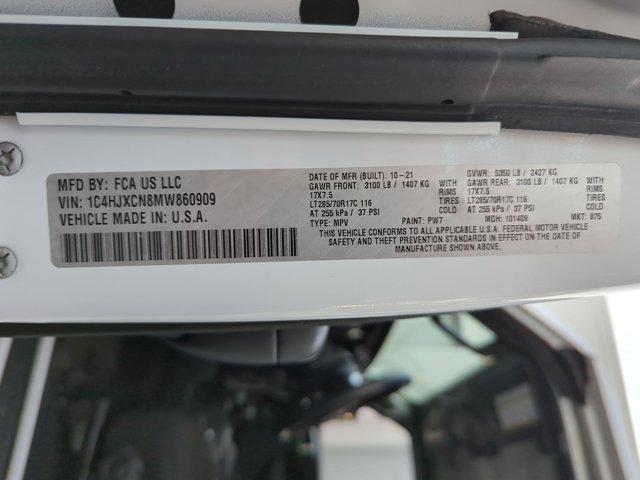 used 2021 Jeep Wrangler car, priced at $33,011