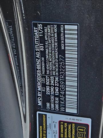 new 2026 Mercedes-Benz C-Class car, priced at $62,224