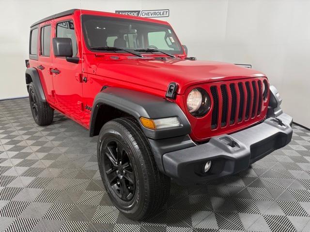 used 2022 Jeep Wrangler Unlimited car, priced at $30,333