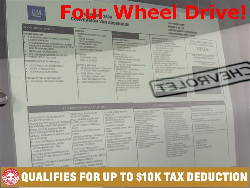 new 2024 Chevrolet Express 2500 car, priced at $74,995