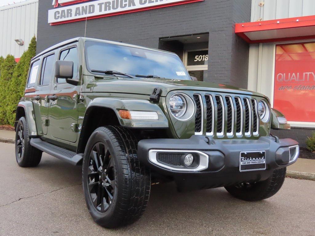 used 2021 Jeep Wrangler Unlimited 4xe car, priced at $30,898