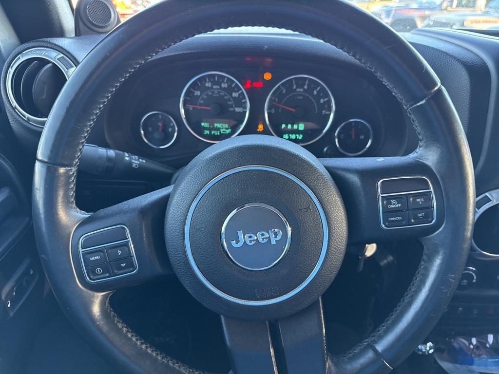 used 2014 Jeep Wrangler Unlimited car, priced at $15,596