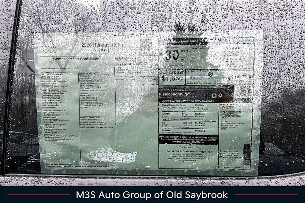 new 2026 Nissan Kicks car, priced at $31,195