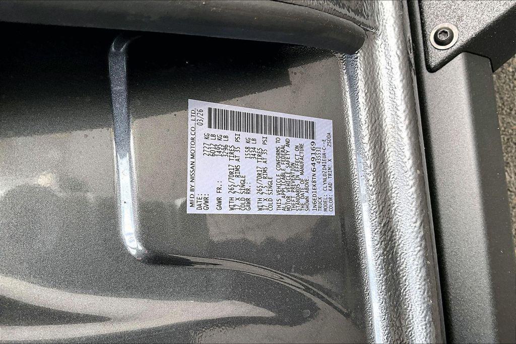 new 2026 Nissan Frontier car, priced at $46,775