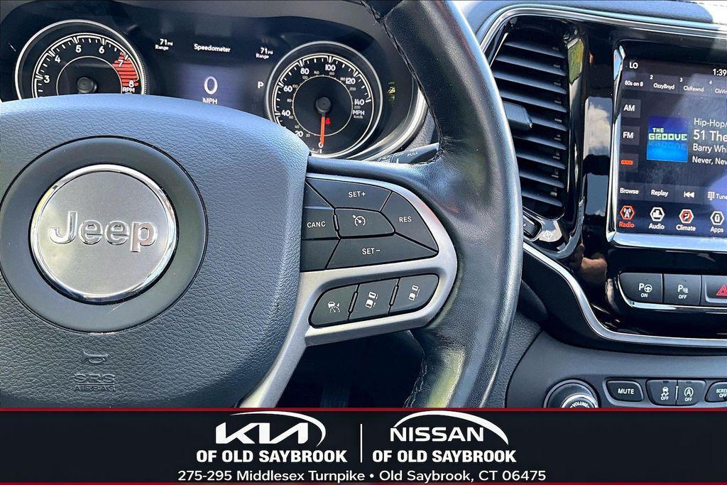 used 2021 Jeep Cherokee car, priced at $21,346