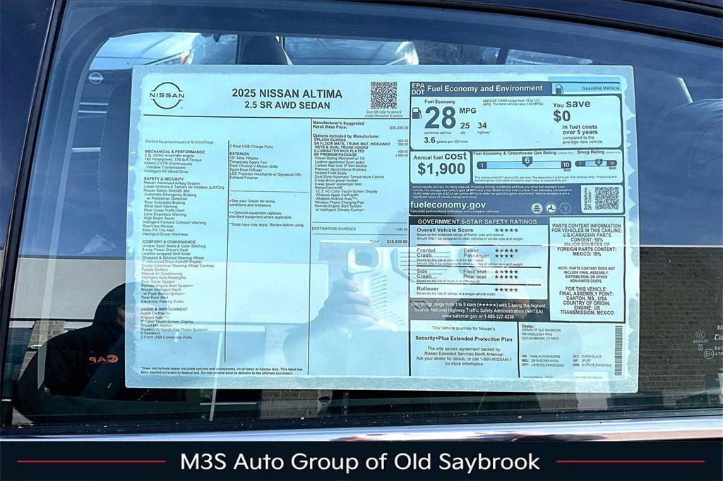 new 2025 Nissan Altima car, priced at $35,530