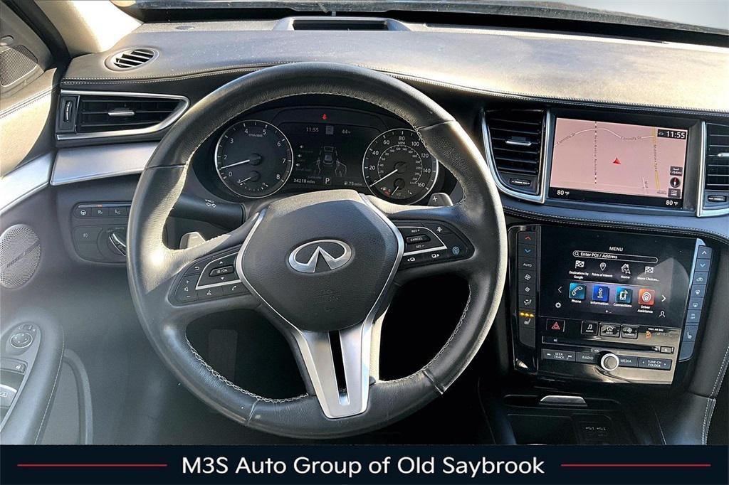 used 2021 INFINITI QX50 car, priced at $26,744