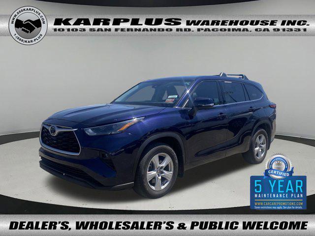 used 2022 Toyota Highlander car, priced at $20,845
