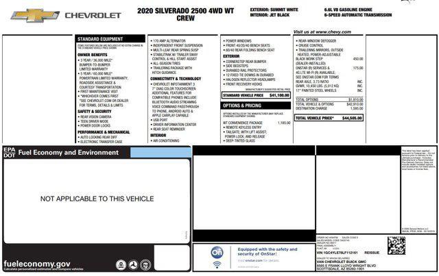 used 2020 Chevrolet Silverado 2500 car, priced at $28,542