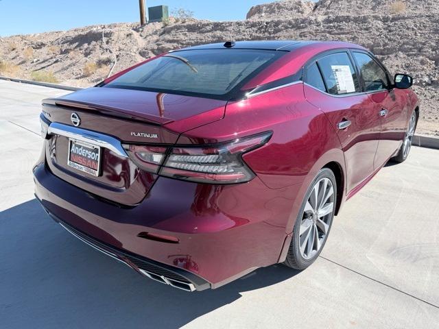 2020 Carnelian Red Nissan Maxima