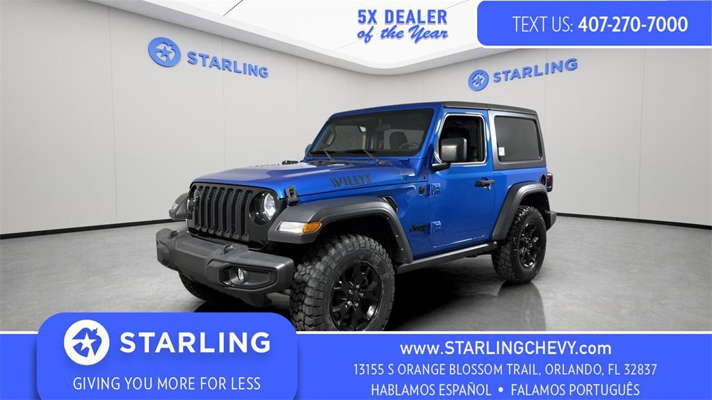 used 2022 Jeep Wrangler car, priced at $27,989