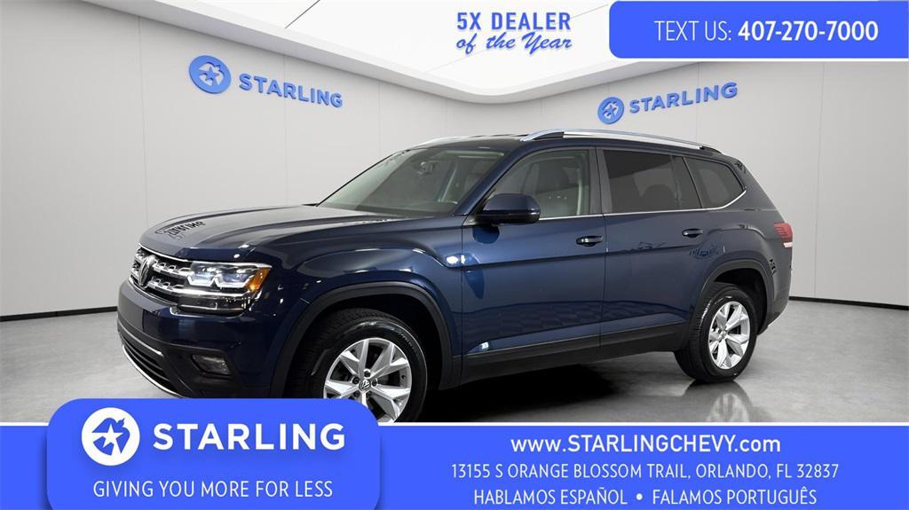 used 2019 Volkswagen Atlas car, priced at $15,895