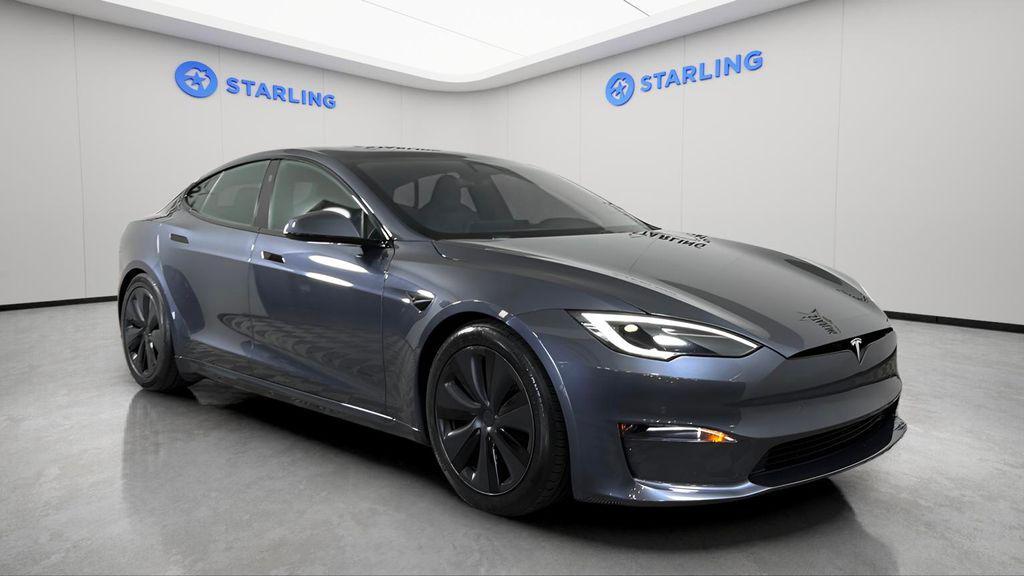 used 2022 Tesla Model S car, priced at $46,988