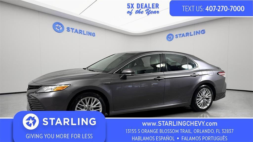 used 2019 Toyota Camry Hybrid car, priced at $16,440