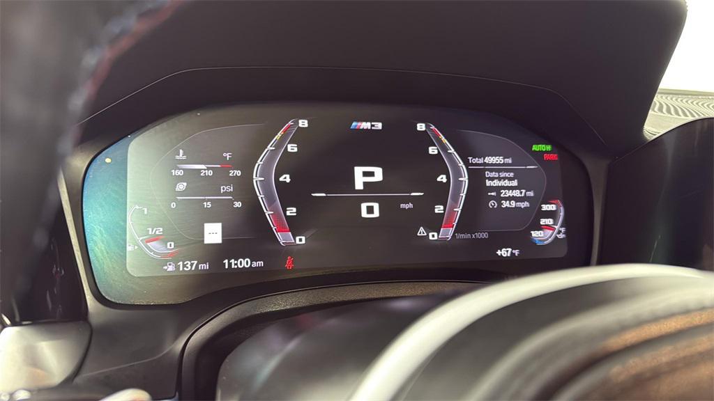 used 2022 BMW M3 car, priced at $69,998