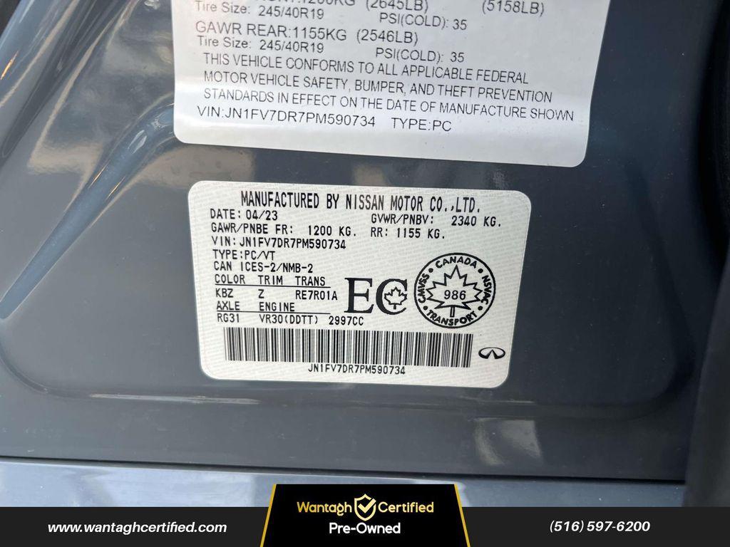 used 2023 INFINITI Q50 car, priced at $36,295