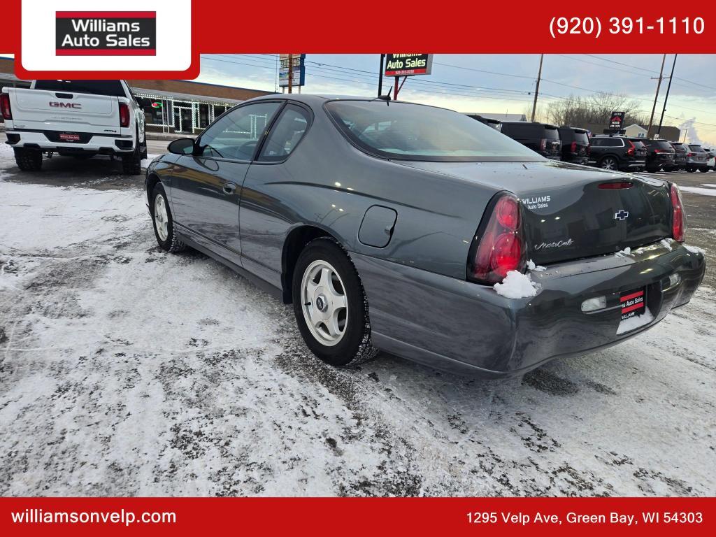 used 2005 Chevrolet Monte Carlo car, priced at $7,999