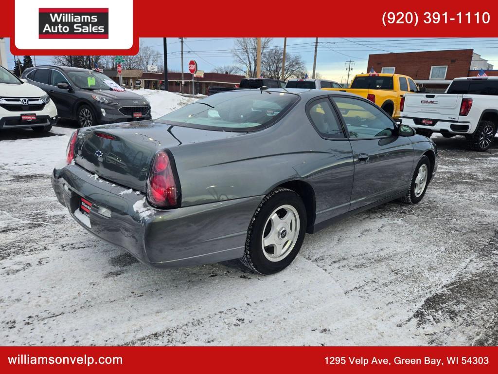 used 2005 Chevrolet Monte Carlo car, priced at $7,999