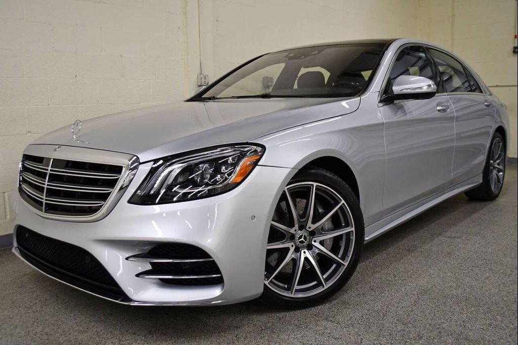used 2018 Mercedes-Benz S-Class car, priced at $49,900