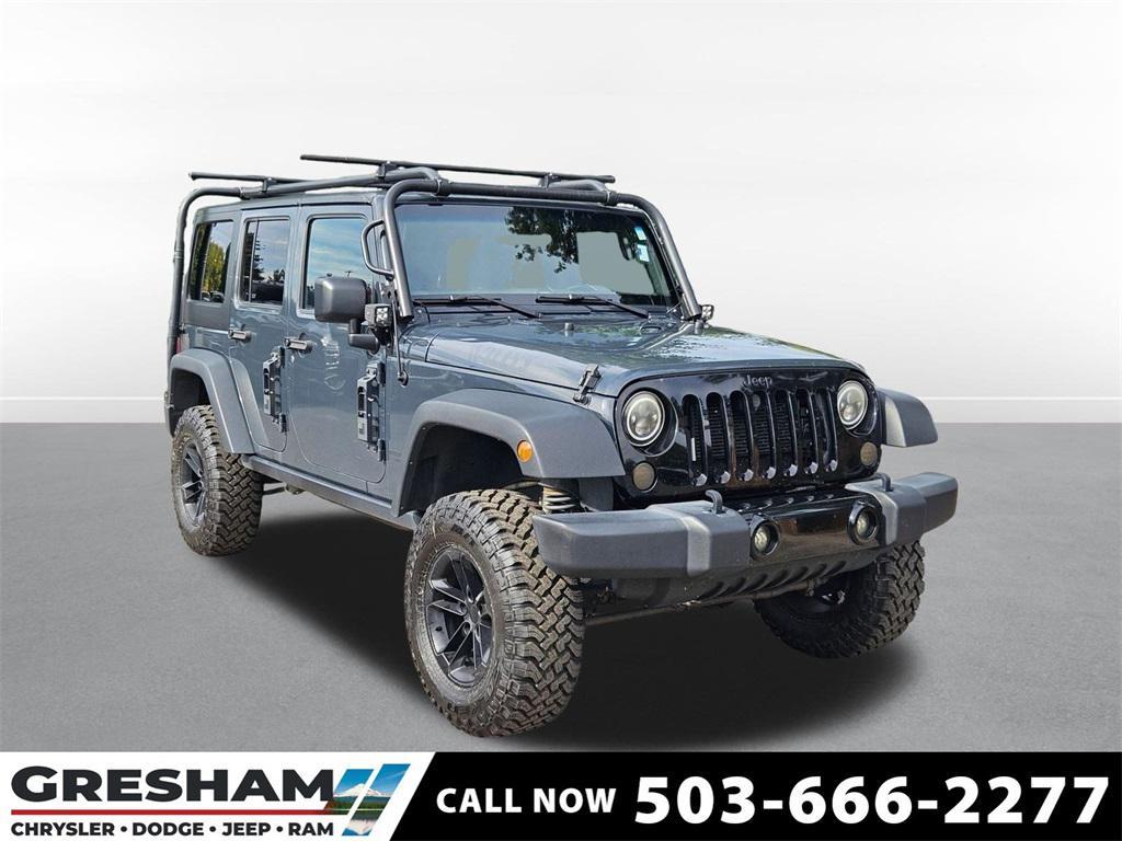 used 2017 Jeep Wrangler Unlimited car, priced at $14,993