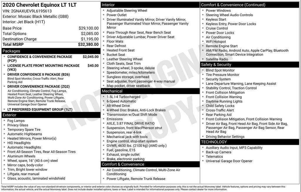 used 2020 Chevrolet Equinox car, priced at $17,700