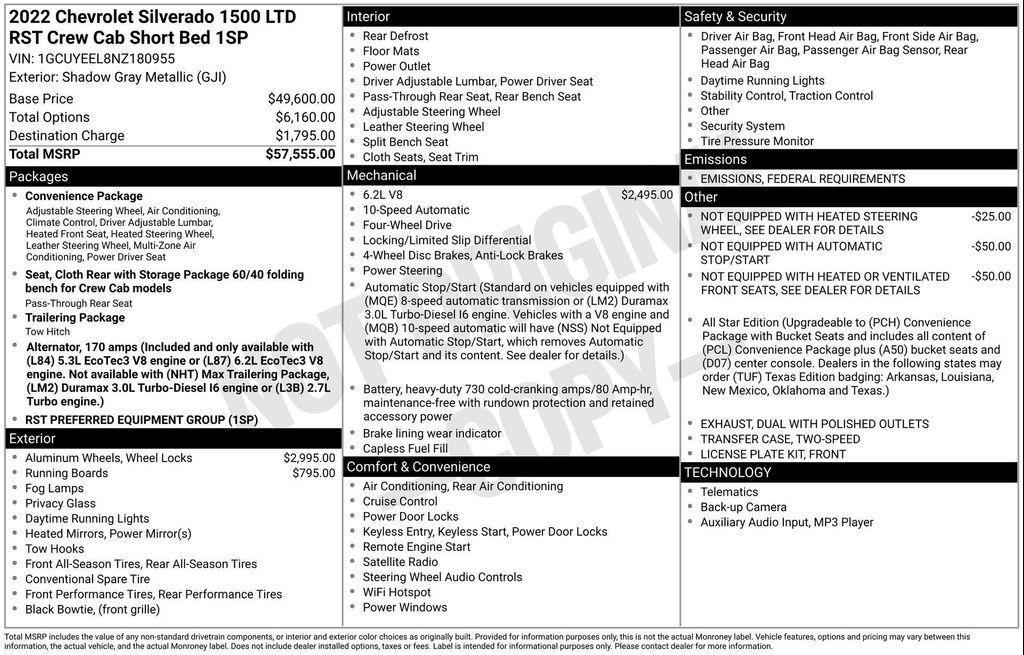 used 2022 Chevrolet Silverado 1500 car, priced at $29,995